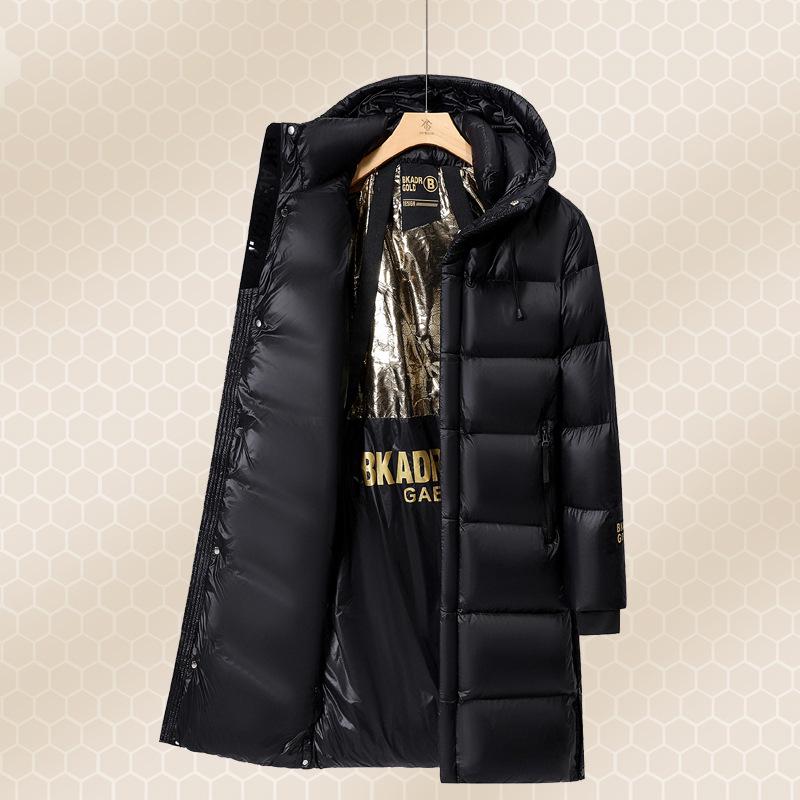 25 Styles Winter Duck Down Windproof Long Black Coat with Detachable Hood for Couples S чорний
25 Styles Winter Duck Down Windproof Long Black Coat with Detachable Hood for Couples S чорний