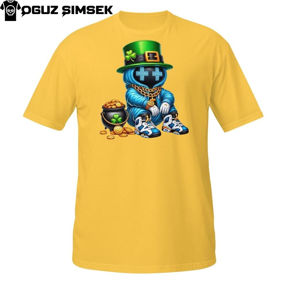 Хип-хоп футболка с трилистником – Крутой мультяшный персонаж с золотыми монетами и шляпой 4XL
Хип-хоп футболка с трилистником – Крутой мультяшный персонаж с золотыми монетами и шляпой 4XL