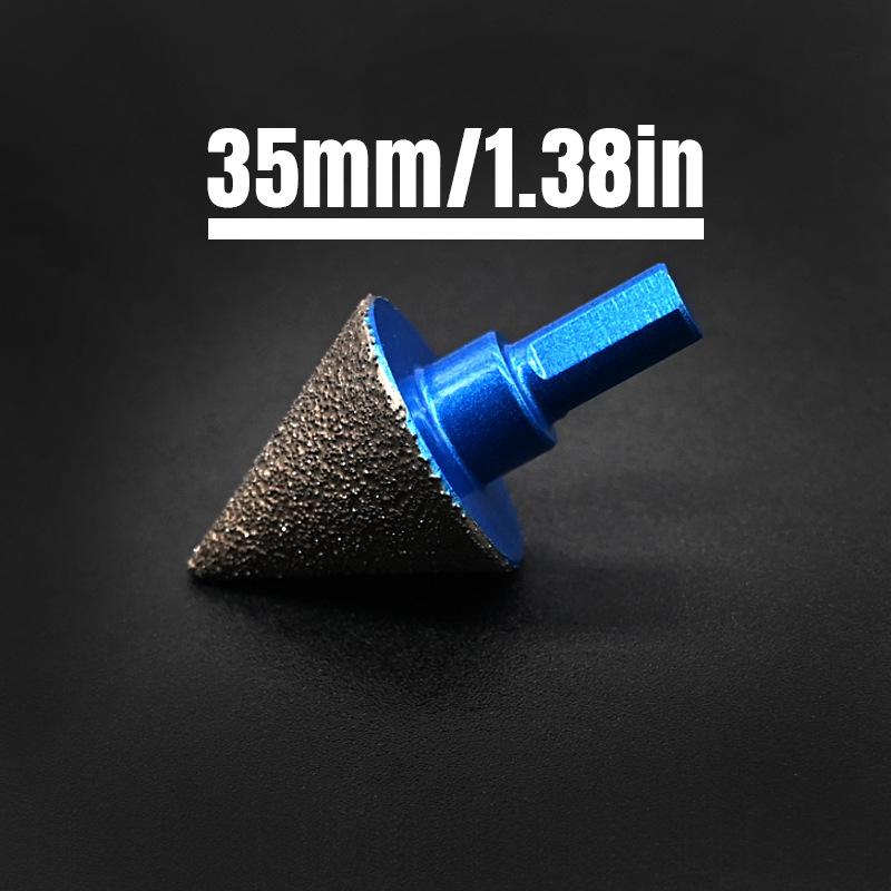 Brazed Dry Diamond Drill Bit Triangle Shank for Tile Marble Granite Chamfering & Trimming
Brazed Dry Diamond Drill Bit Triangle Shank for Tile Marble Granite Chamfering & Trimming