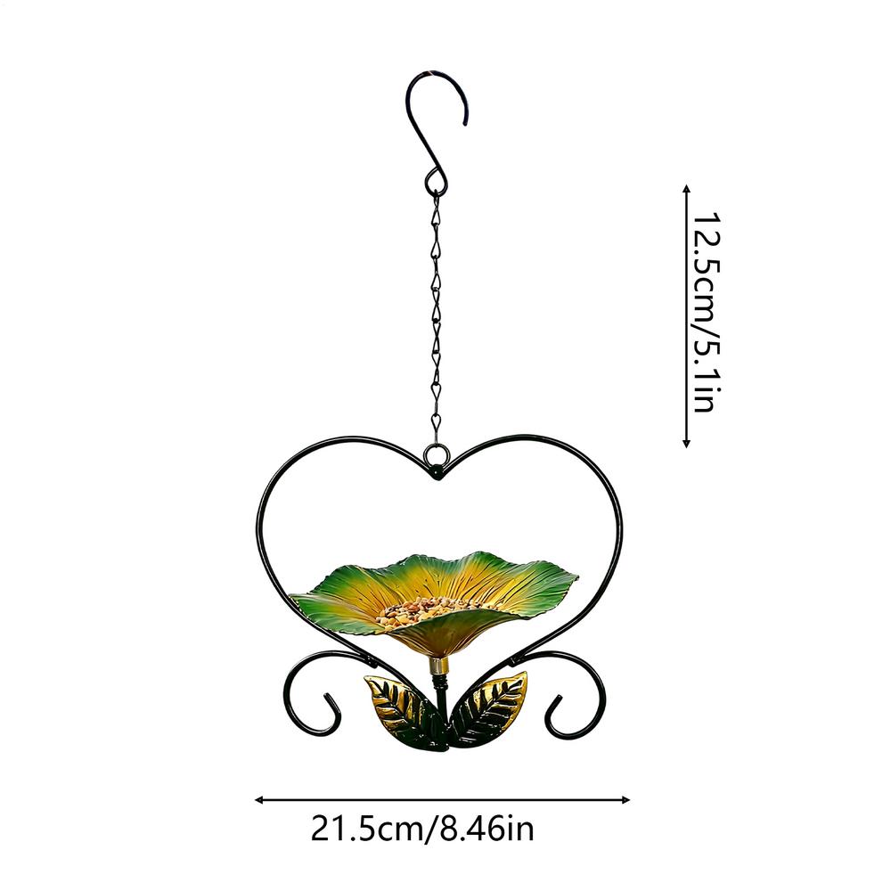 Bird Feeder Tray Flower-shaped Iron Weatherproof Decor Decorative Bird Feeder for Patio Watching Viewing Pet Aviary Finch зелёный
Bird Feeder Tray Flower-shaped Iron Weatherproof Decor Decorative Bird Feeder for Patio Watching Viewing Pet Aviary Finch зелёный