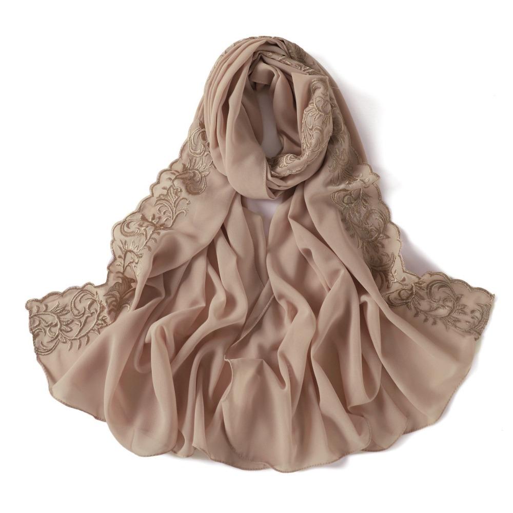 Elegant Chiffon Scarf Long Embroidered Edging Embroidery Scarf Breathable Vine Embroidery Sunscreen Shawl Women Headwear
Elegant Chiffon Scarf Long Embroidered Edging Embroidery Scarf Breathable Vine Embroidery Sunscreen Shawl Women Headwear
