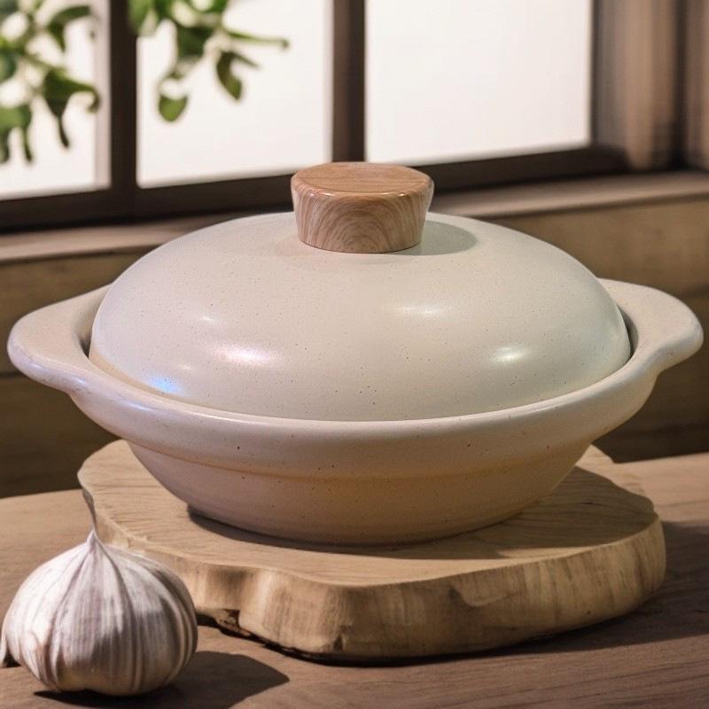 Керамическая кастрюля-жаровня, устойчивая к высоким температурам - трещиноустойчивая, универсальная для газовых плит, идеально подходит для риса в глиняном горшке и супа 1.8L for single person
Керамическая кастрюля-жаровня, устойчивая к высоким температурам - трещиноустойчивая, универсальная для газовых плит, идеально подходит для риса в глиняном горшке и супа 1.8L for single person