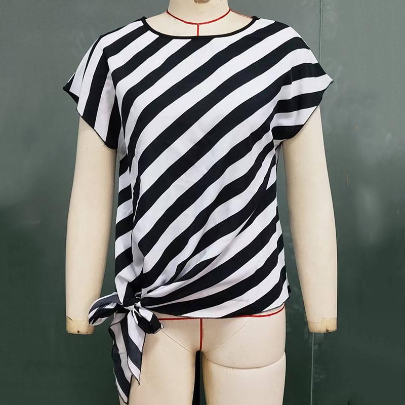 Футболки женские летние свободные с коротким рукавом и круглым вырезом в полоску, женские XL
Футболки женские летние свободные с коротким рукавом и круглым вырезом в полоску, женские XL