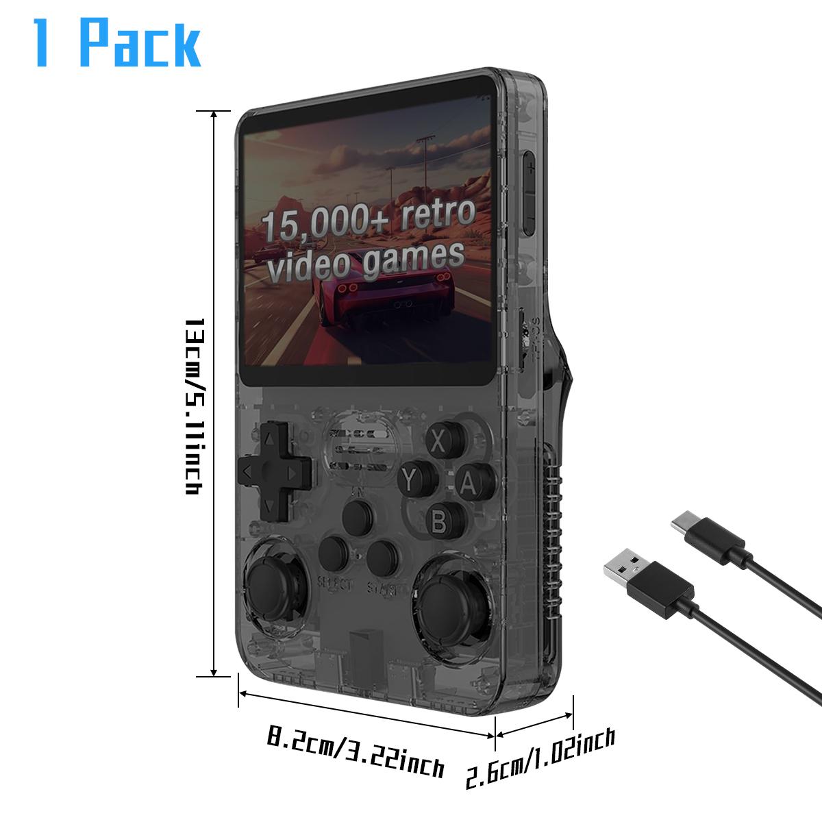 Портативная игровая консоль R36S с экраном IPS 3,5 дюйма, системой Linux, ретро-игровым проигрывателем с более чем 15000 классических игр, подарок для взрослых и детей
Портативная игровая консоль R36S с экраном IPS 3,5 дюйма, системой Linux, ретро-игровым проигрывателем с более чем 15000 классических игр, подарок для взрослых и детей