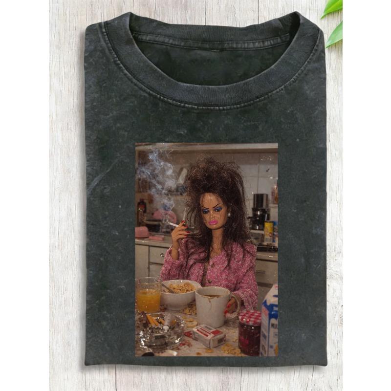 European sizes Vintage Style Men s T-shirt with Smoking and Breakfast Scene, Casual Wear for Spring and Autumn S
European sizes Vintage Style Men s T-shirt with Smoking and Breakfast Scene, Casual Wear for Spring and Autumn S