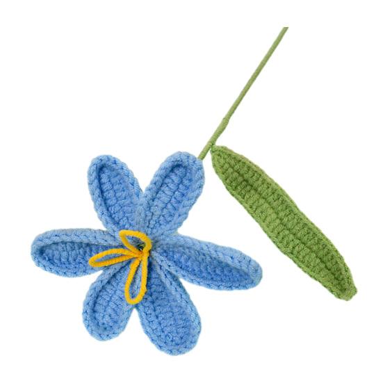 Crochet Tulip with Stem Leaf Handcrafted Knitting Flower Ornament Yarn Floral Decoration Mother s Day Birthday Christmas Gift синий
Crochet Tulip with Stem Leaf Handcrafted Knitting Flower Ornament Yarn Floral Decoration Mother s Day Birthday Christmas Gift синий