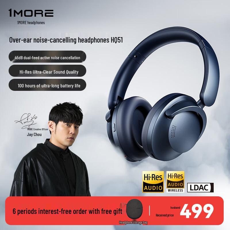 1MORE SonoFlow HQ51 Wireless Headphones
1MORE SonoFlow HQ51 Wireless Headphones