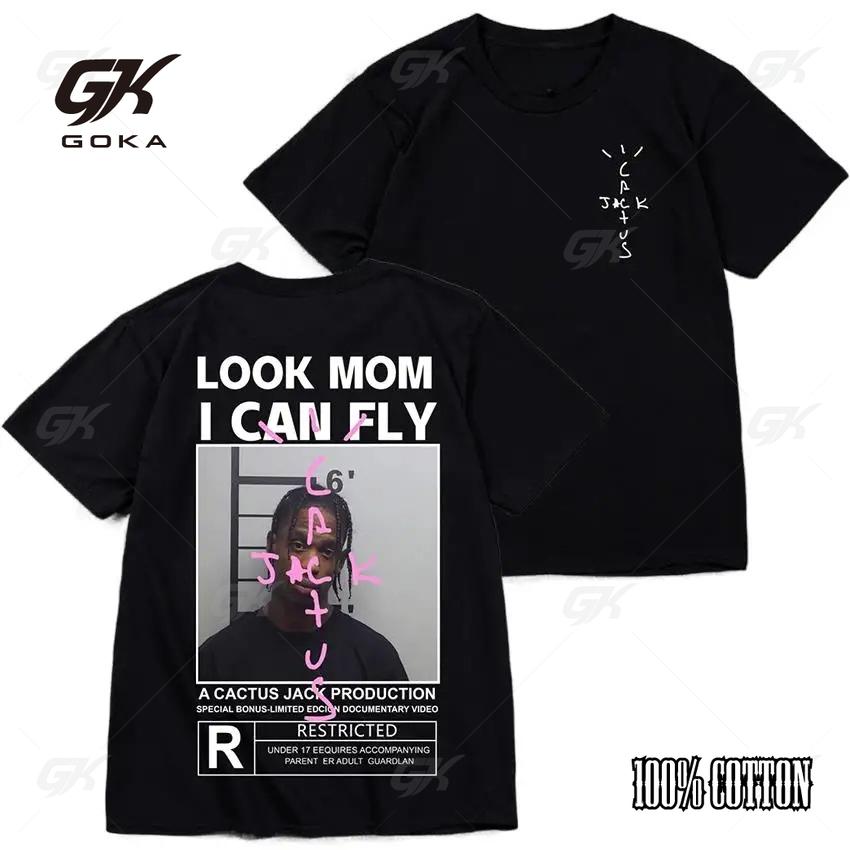 HOT SALE Cactus Jack T-shirt High Quality Cotton Men Women LOOK MOM I CAN FLY Tee Hip Hop Short Sleeve Tshirts Tops Clothes S разноцветный
HOT SALE Cactus Jack T-shirt High Quality Cotton Men Women LOOK MOM I CAN FLY Tee Hip Hop Short Sleeve Tshirts Tops Clothes S разноцветный