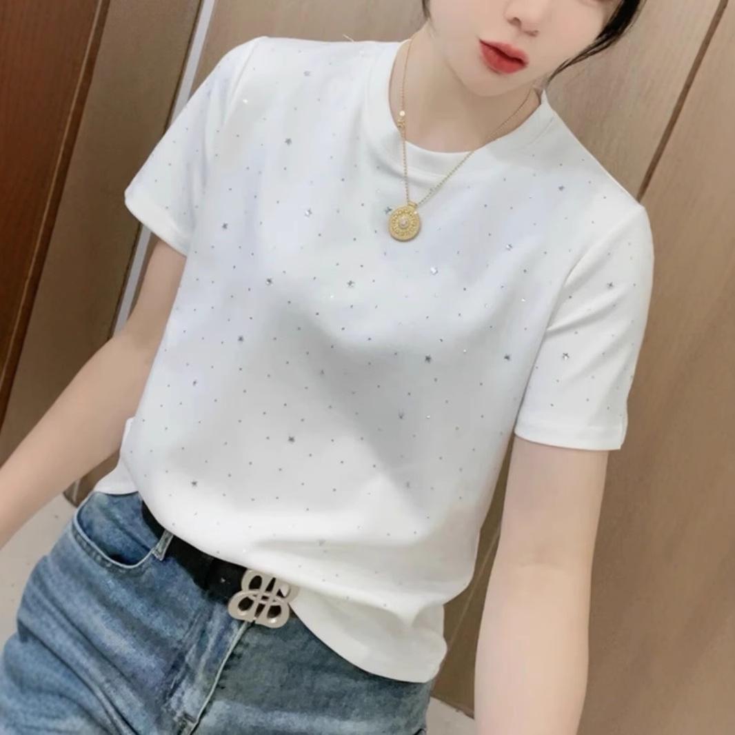 Women s Plus Size Rhinestone Star Crew Neck T-Shirt - Solid Color, Short Sleeve, Heavyweight, Fashion 2025 Small
Women s Plus Size Rhinestone Star Crew Neck T-Shirt - Solid Color, Short Sleeve, Heavyweight, Fashion 2025 Small