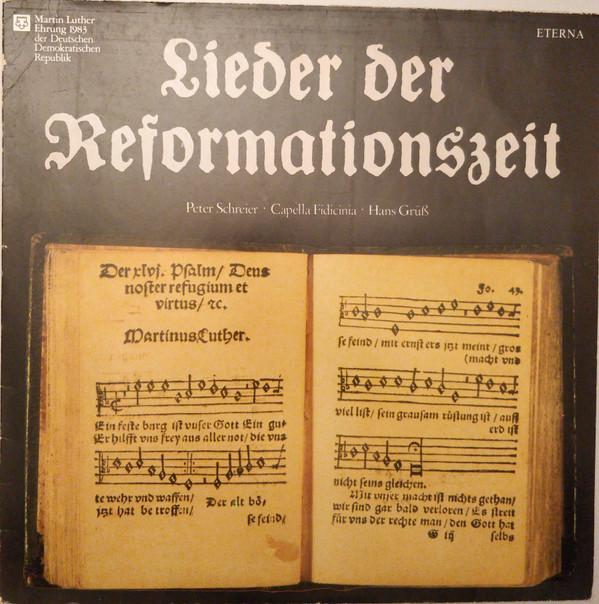 LP Record PETER SCHREIER CAPELLA FIDICINIA Lieder Der Reformationszeit 827641 ETERNA 1983 German Dem Classical Used
LP Record PETER SCHREIER CAPELLA FIDICINIA Lieder Der Reformationszeit 827641 ETERNA 1983 German Dem Classical Used