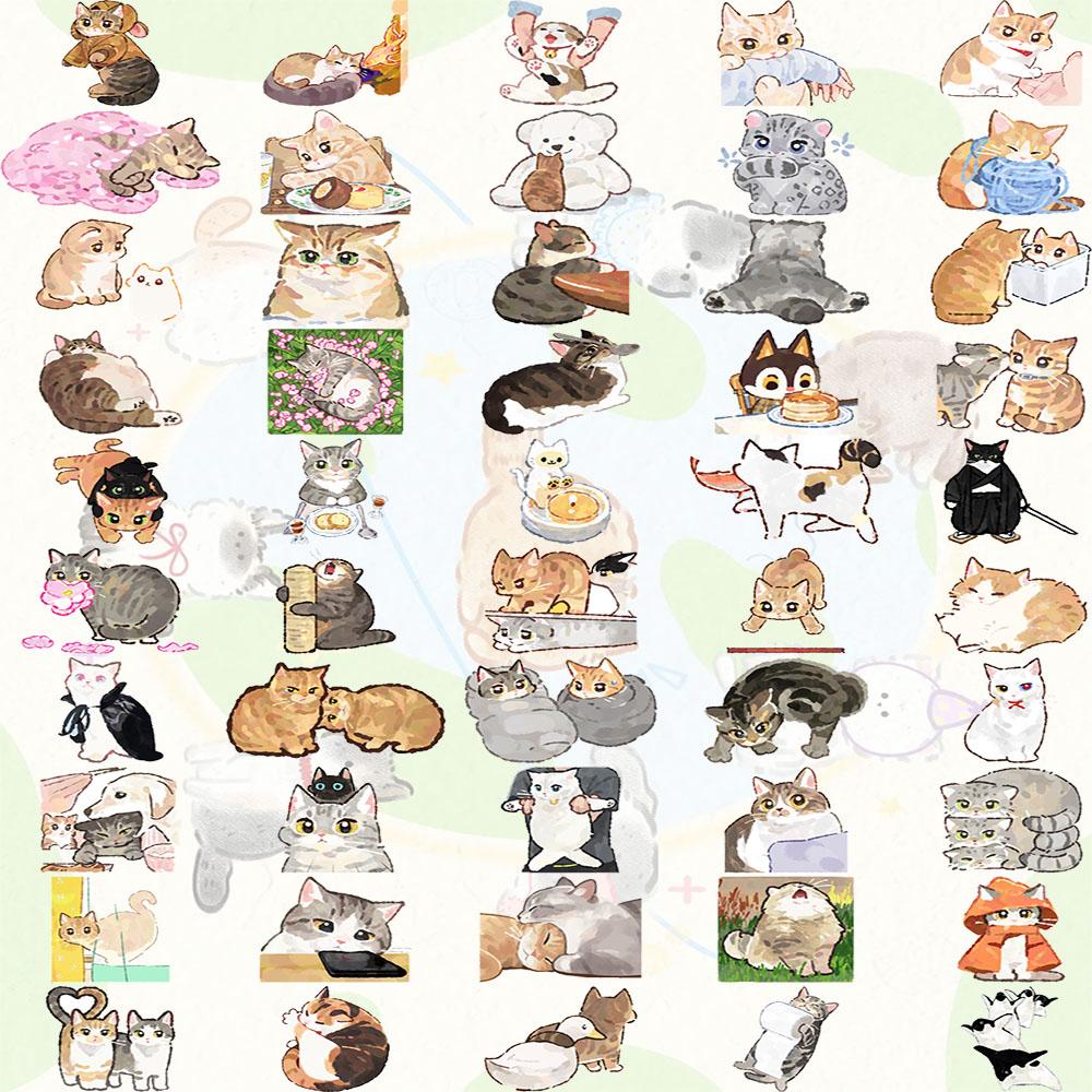 50Pcs Cute cartoon kitten funny children s animation adorable pet animal DIY sketch gift mobile phone laptop scrapbook waterproof stickers T-32A-5-50Pcs
50Pcs Cute cartoon kitten funny children s animation adorable pet animal DIY sketch gift mobile phone laptop scrapbook waterproof stickers T-32A-5-50Pcs