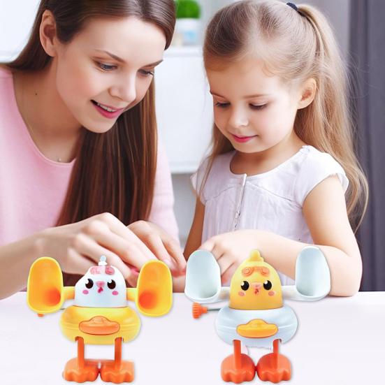 Wind Up Chicken Toy with Somersault Action Plastic Clockwork Chick for Interactive Play Celebration Highlight Chick Toy
Wind Up Chicken Toy with Somersault Action Plastic Clockwork Chick for Interactive Play Celebration Highlight Chick Toy