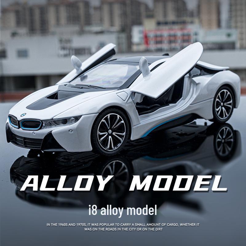 Alloy BMW i8 Sports Car Model 1:22 - Children s Toy Car Ornament 
Alloy BMW i8 Sports Car Model 1:22 - Children s Toy Car Ornament