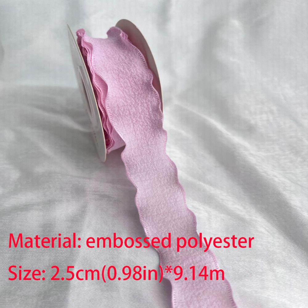 10 Yards Fishtail Yarn Ribbons New Wave Edge Pleated Gift Wrapping Bouquets Gifts Packaging Material 2.5cm Chiffon Ribbon as show
10 Yards Fishtail Yarn Ribbons New Wave Edge Pleated Gift Wrapping Bouquets Gifts Packaging Material 2.5cm Chiffon Ribbon as show