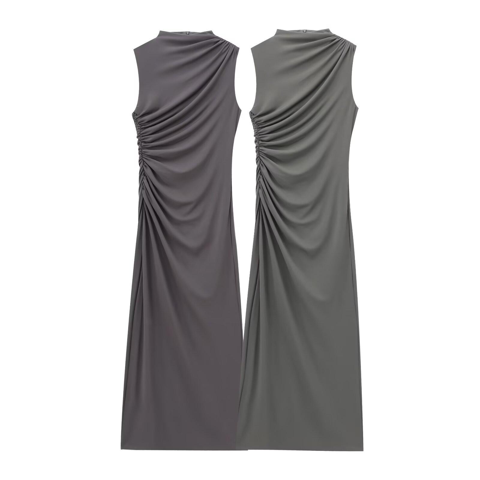 2025 Spring/Fall Women s Sleeveless Pleated Midi Dress - European & American Style Medium
2025 Spring/Fall Women s Sleeveless Pleated Midi Dress - European & American Style Medium