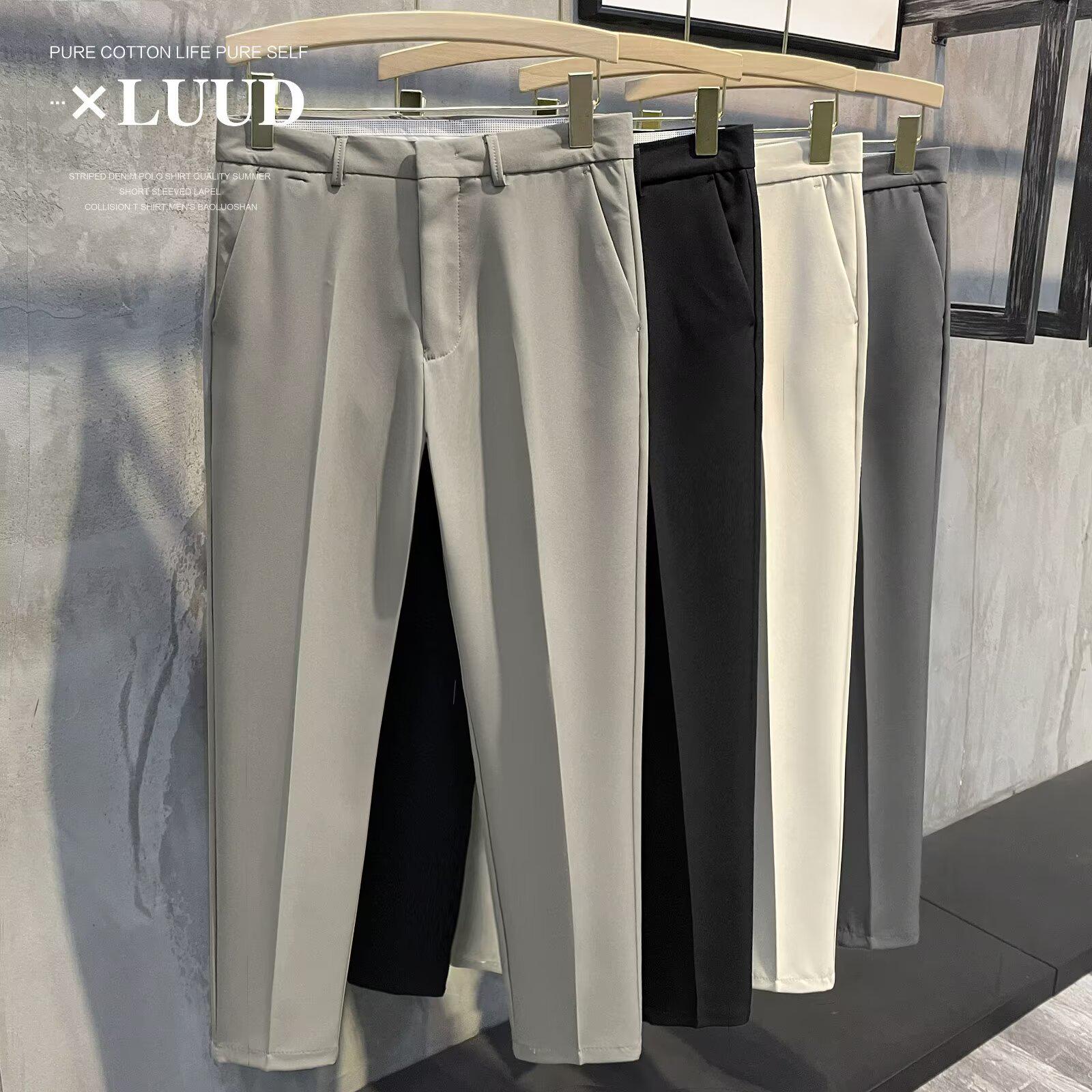 2025 Spring/Summer Men s Light Luxury Non-Iron Slim Tapered Dress Pants 29 чорний
2025 Spring/Summer Men s Light Luxury Non-Iron Slim Tapered Dress Pants 29 чорний