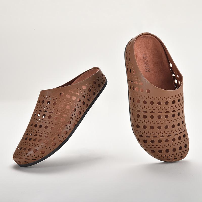 Wind hollow bag head slippers new fashion versatile one-pedal lazy slippers retro women s shoes 39
Wind hollow bag head slippers new fashion versatile one-pedal lazy slippers retro women s shoes 39