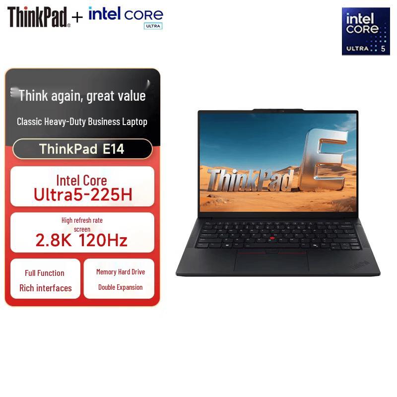 Lenovo ThinkPad E14 Gen 7 14-inch Laptop (CN version)
Lenovo ThinkPad E14 Gen 7 14-inch Laptop (CN version)