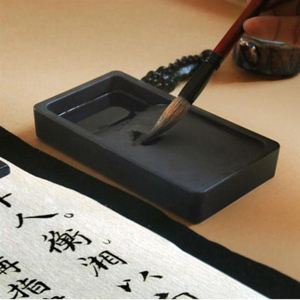 Multi-function Penmanship Painting Chinese Brush Inkslab Calligraphy Inkwell Calligraphy Inkstone чорний
Multi-function Penmanship Painting Chinese Brush Inkslab Calligraphy Inkwell Calligraphy Inkstone чорний