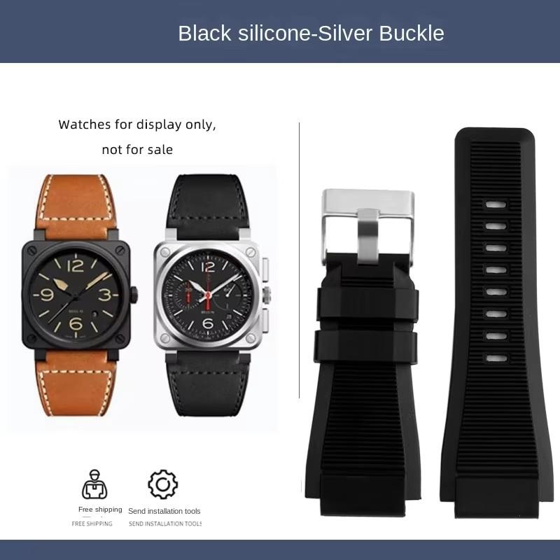 For Bell&Ross watch strap BR men s watch belt BR01 BR03 Leather watchband bracelet Bell Ross 35X24mm convex interface for men 24mm convex
For Bell&Ross watch strap BR men s watch belt BR01 BR03 Leather watchband bracelet Bell Ross 35X24mm convex interface for men 24mm convex