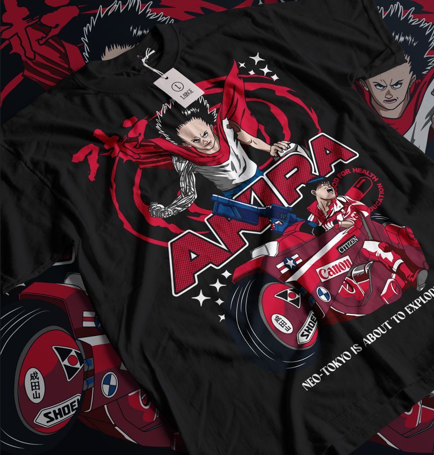 AKIRA T-Shirt Manga Anime Kaneda Tetsuo Katsuhiro Otomo Neo Tokyo Tee All Size 2XL
AKIRA T-Shirt Manga Anime Kaneda Tetsuo Katsuhiro Otomo Neo Tokyo Tee All Size 2XL