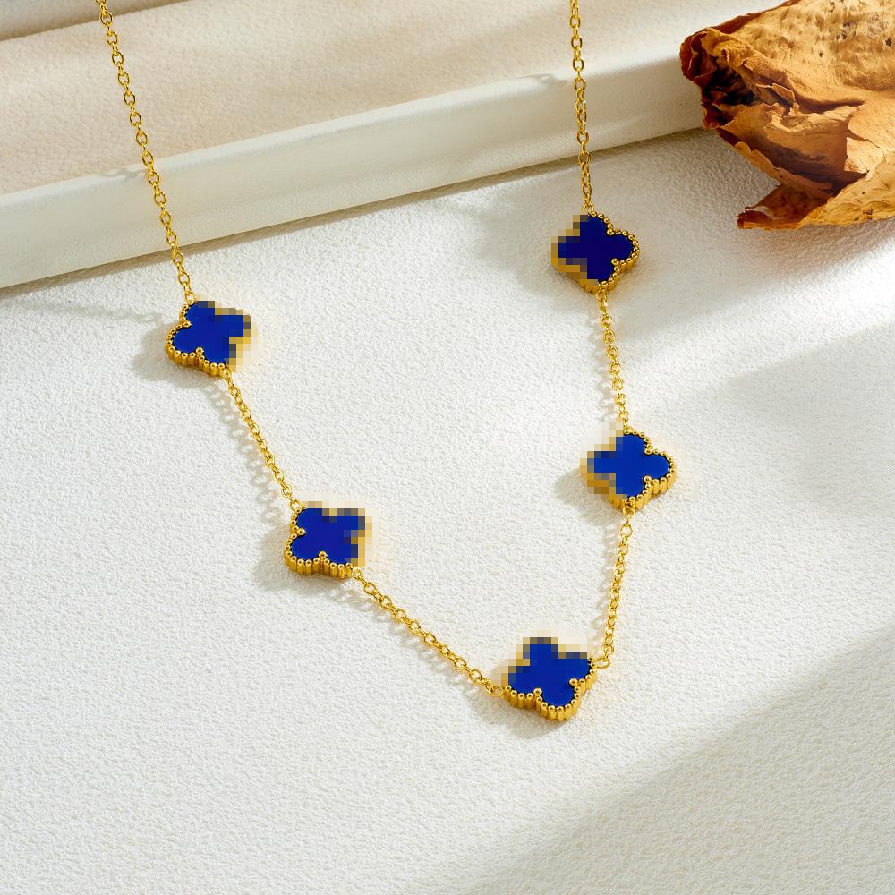 Four-leaf Clover Necklace Accessible Luxury Lucky Flower Pendant Clavicle Chain Classy Accessible Luxurystylish Jewelry
Four-leaf Clover Necklace Accessible Luxury Lucky Flower Pendant Clavicle Chain Classy Accessible Luxurystylish Jewelry