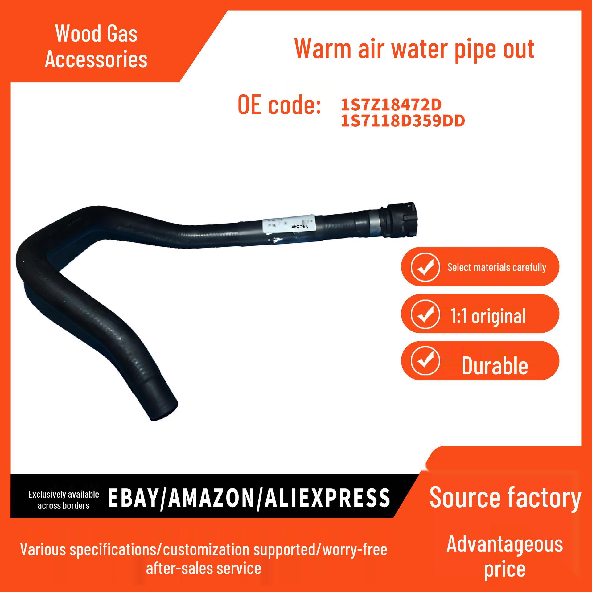 Ford Mondeo 2000-2007 2.0T Heater Water Radiator Outlet Hose 1S7118D359DD Pokess
Ford Mondeo 2000-2007 2.0T Heater Water Radiator Outlet Hose 1S7118D359DD Pokess