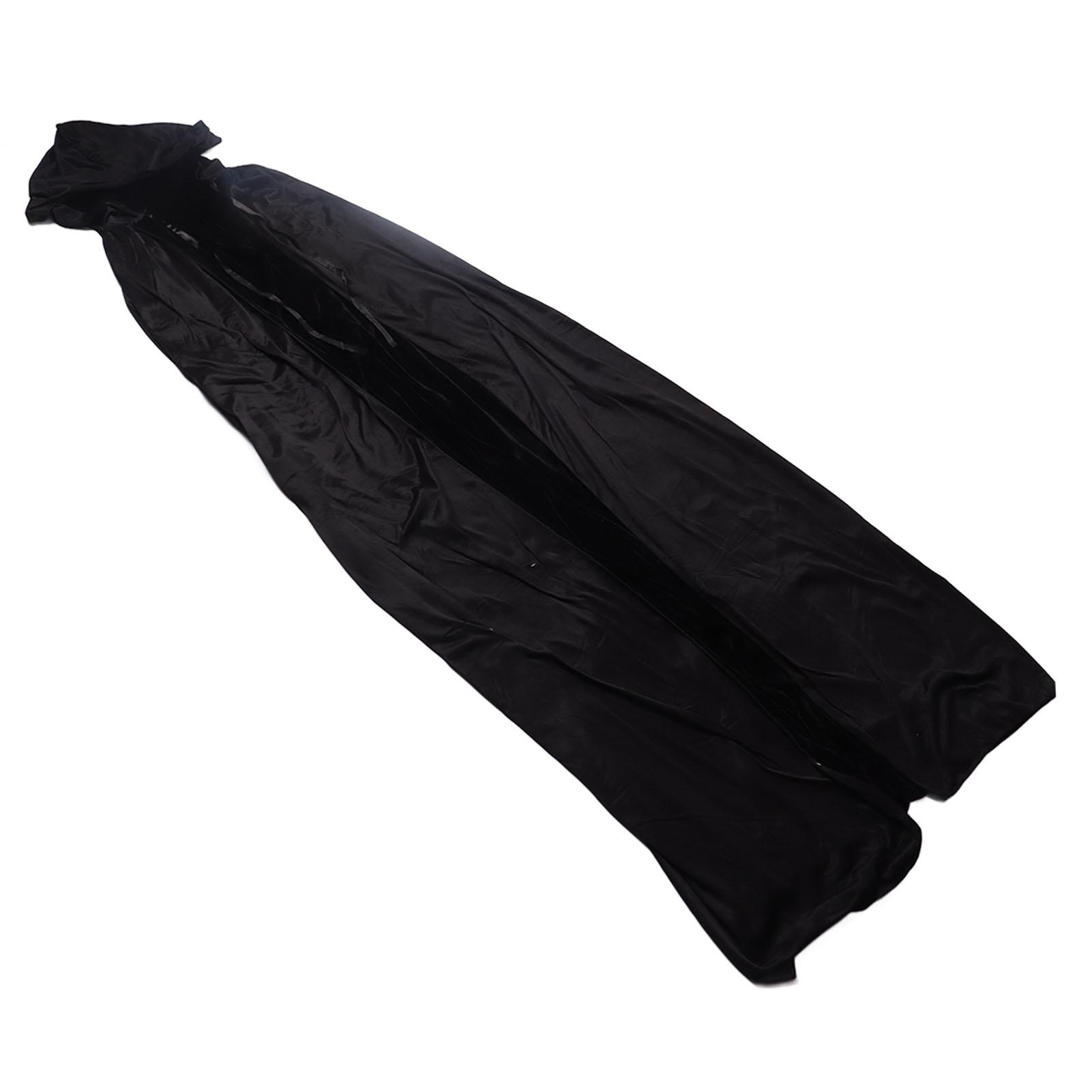 Hooded Cape Cloak Velvet Cosplay Unisex Costumes Cape for Halloween Christmas Party Black L
Hooded Cape Cloak Velvet Cosplay Unisex Costumes Cape for Halloween Christmas Party Black L