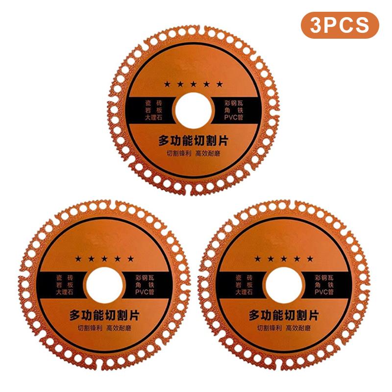 3/6/9Pcs Buy 1 Take 2 6 In 1 Cutting Disc Multi Tile Rock Slab Marble Steel Tile Iron Grinder Cutting Saw Blades
3/6/9Pcs Buy 1 Take 2 6 In 1 Cutting Disc Multi Tile Rock Slab Marble Steel Tile Iron Grinder Cutting Saw Blades