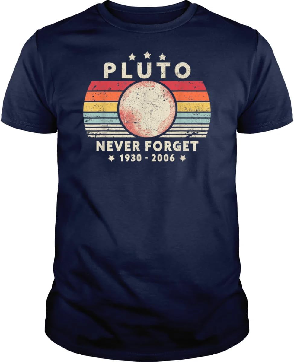Pluto Never Forget T Shirt - Vintage Retro Style Science Space Cotton Shirt Mens & Womens - Short Sleeve Crew Neck Soft Tees 5XL різнокольоровий
Pluto Never Forget T Shirt - Vintage Retro Style Science Space Cotton Shirt Mens & Womens - Short Sleeve Crew Neck Soft Tees 5XL різнокольоровий
