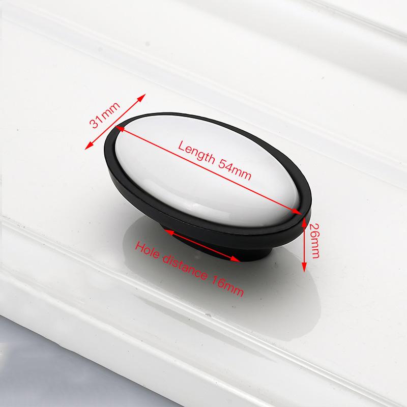 KAK Ceramic Black White Cabinet Handles Drawer Knobs Zinc Alloy Wardrobe Door Handles Pulls Simple European Furniture Handle
KAK Ceramic Black White Cabinet Handles Drawer Knobs Zinc Alloy Wardrobe Door Handles Pulls Simple European Furniture Handle