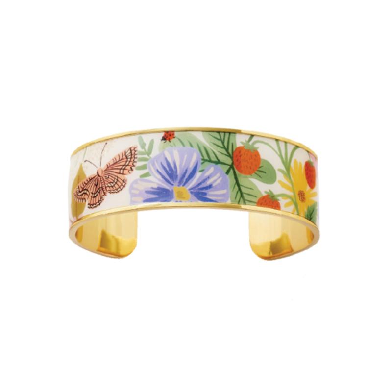 RIFLE PAPER CO. Strawberry Fields Cuff 20mm Bangle Bracelet single type
RIFLE PAPER CO. Strawberry Fields Cuff 20mm Bangle Bracelet single type