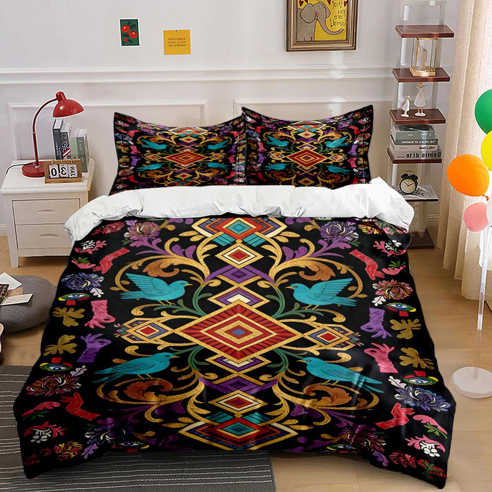 Colorful birds and geometric shapes Bedding sets Duvet cover sets Duvet covers Pillowcases(1 * Duvet Cover 2 * Pillowcases, without duvet insert) 135x200cm
Colorful birds and geometric shapes Bedding sets Duvet cover sets Duvet covers Pillowcases(1 * Duvet Cover 2 * Pillowcases, without duvet insert) 135x200cm