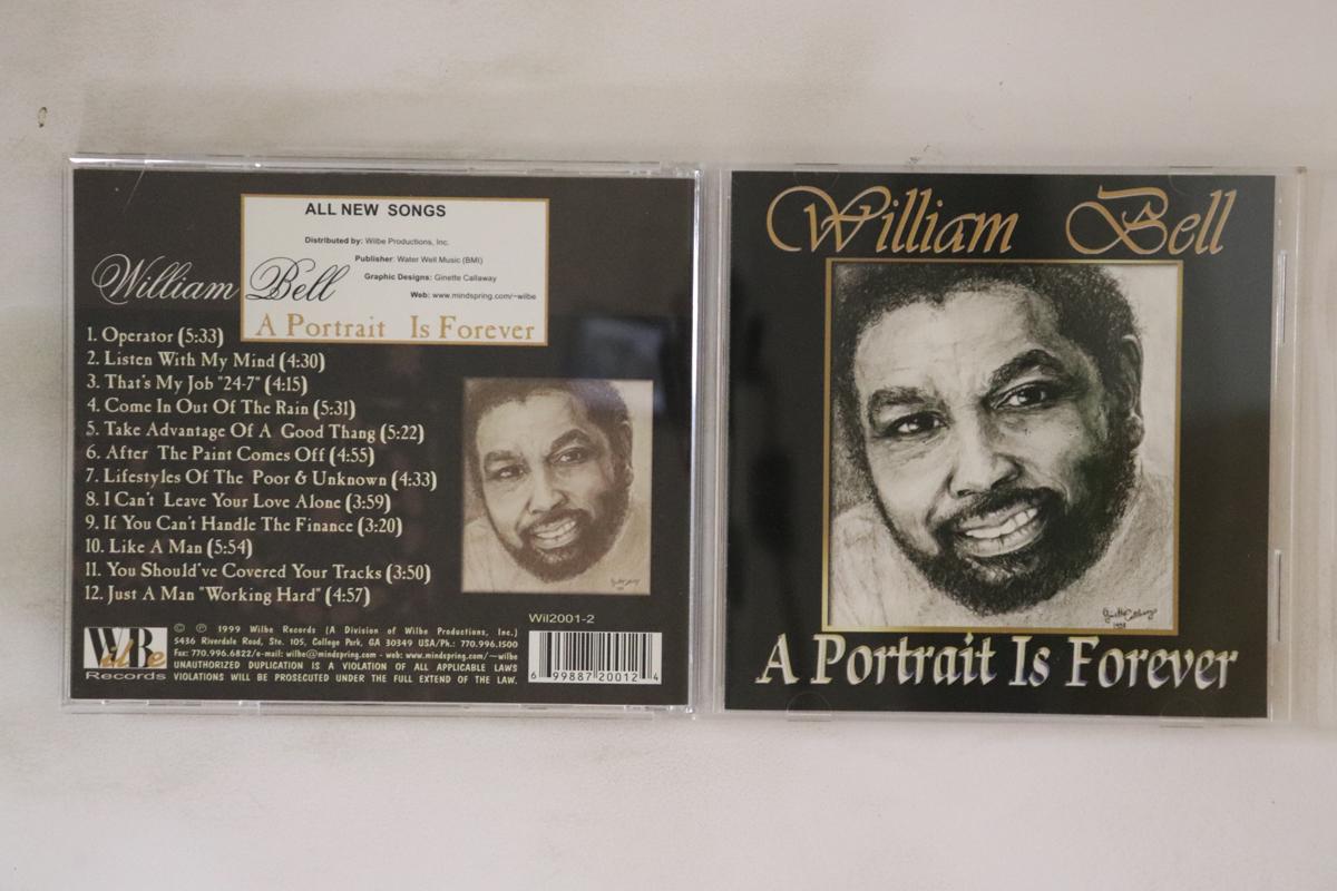 CD WILLIAM BELL - A Portrait Is Forever WIL20012 Wilbe Records I 1999 US Soul/Funk Used
CD WILLIAM BELL - A Portrait Is Forever WIL20012 Wilbe Records I 1999 US Soul/Funk Used