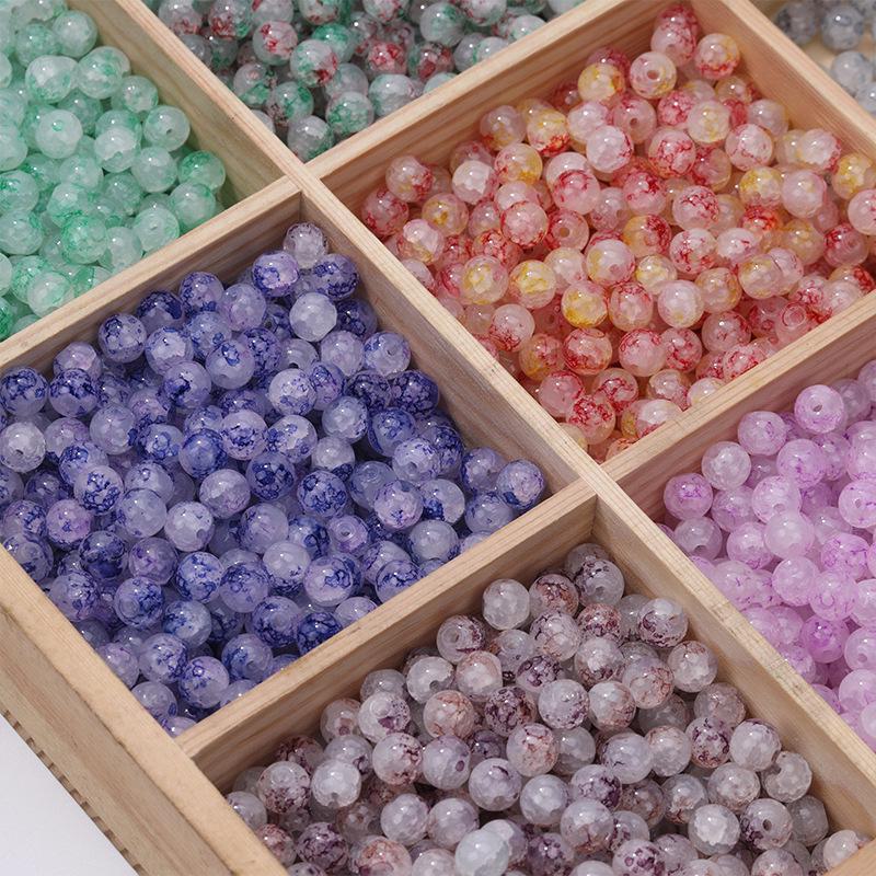 Gradient Jade Silk Glass Beads for DIY Handmade Round Beaded Bracelets - Crystal Jewelry Accessories 8mm, 1 piece
Gradient Jade Silk Glass Beads for DIY Handmade Round Beaded Bracelets - Crystal Jewelry Accessories 8mm, 1 piece