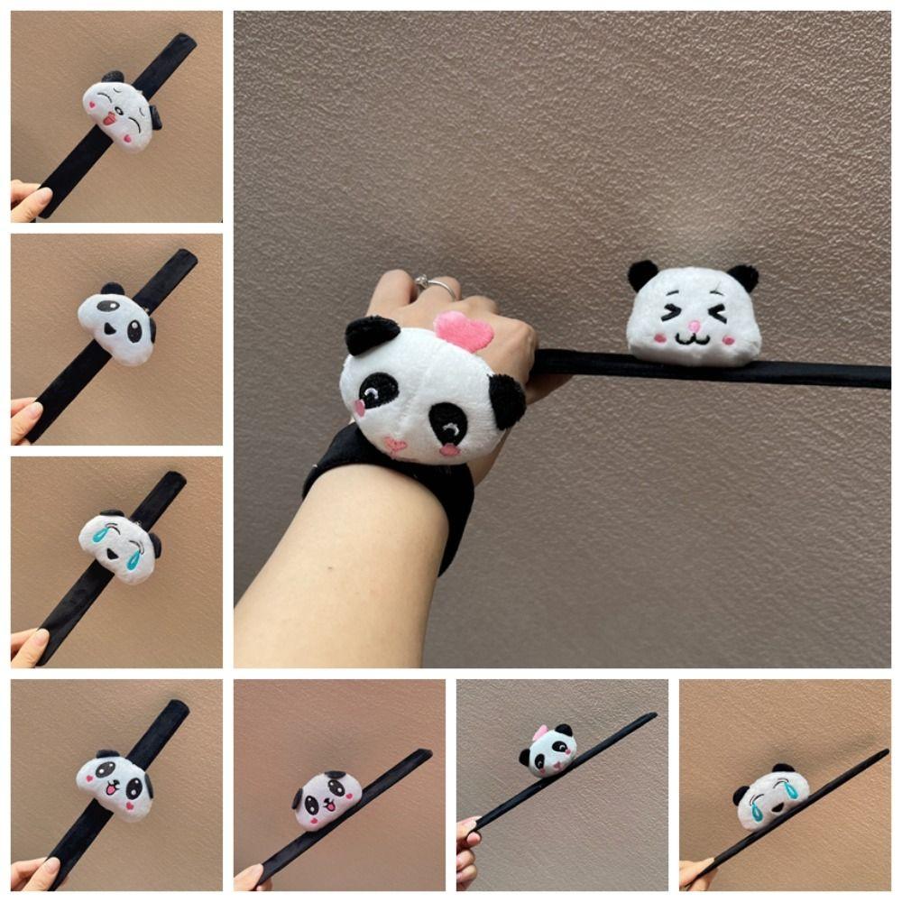 with Clap Circle Cute Panda Ring Slap Bracelet Panda Animal Plush Bracelet Toy Children Gift
with Clap Circle Cute Panda Ring Slap Bracelet Panda Animal Plush Bracelet Toy Children Gift