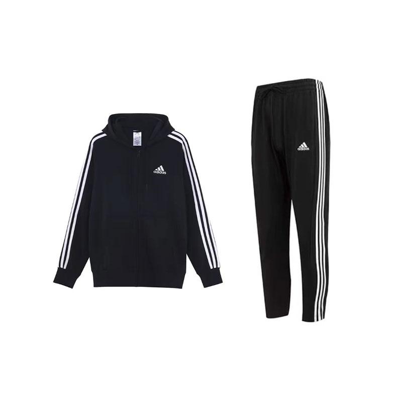 Adidas Hooded Jacket Loose Straight Leg Pants Casual Sports Suit Men suit Black GK9032+IC0044 L
Adidas Hooded Jacket Loose Straight Leg Pants Casual Sports Suit Men suit Black GK9032+IC0044 L