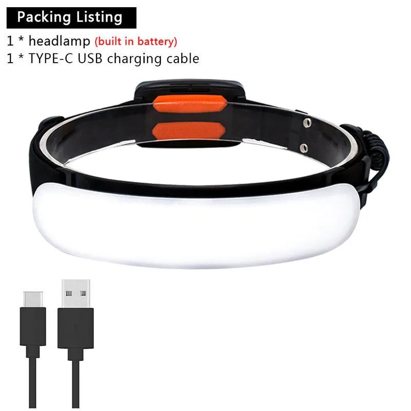Ultra Wide Angle COB Headlamp 31PCS LED Portable Headlight with Built-in 5000Mah Battery Flashlight USB Rechargeable Head Torch EU
Ultra Wide Angle COB Headlamp 31PCS LED Portable Headlight with Built-in 5000Mah Battery Flashlight USB Rechargeable Head Torch EU