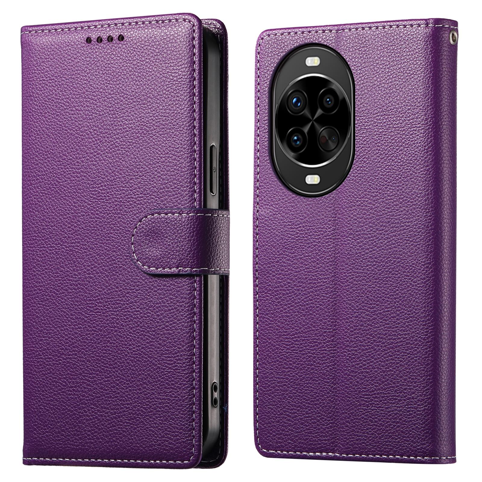 For Huawei nova 14 Pro 5G Case Magnetic Snap Litchi Texture Leather Wallet Phone Cover with Wrist Strap Purple
For Huawei nova 14 Pro 5G Case Magnetic Snap Litchi Texture Leather Wallet Phone Cover with Wrist Strap Purple