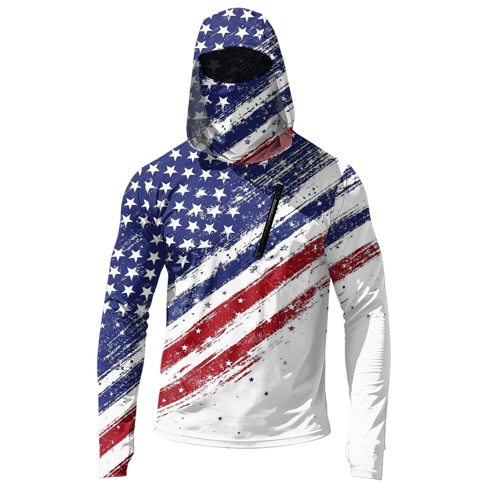 Men’s Casual Long Sleeve Hoodie with Independence Day Print Lightweight Sun Protection Pullover Top with Front Pocket Slash Design XL
Men’s Casual Long Sleeve Hoodie with Independence Day Print Lightweight Sun Protection Pullover Top with Front Pocket Slash Design XL