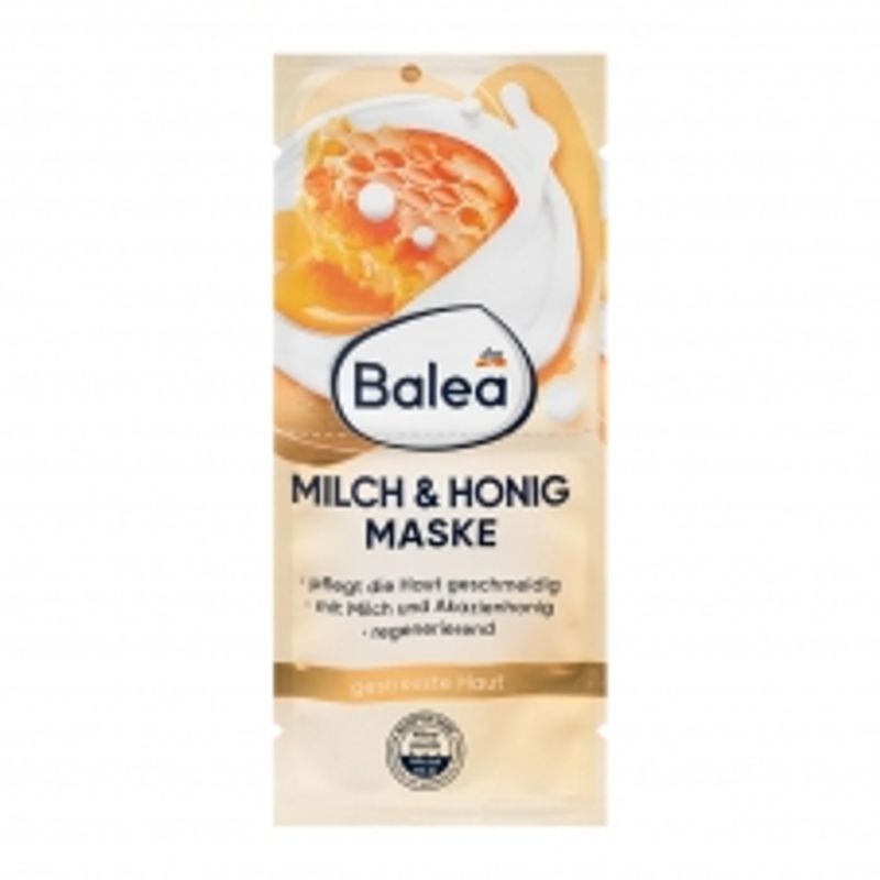 Маска Balea Молоко та Мед 16 мл
Маска Balea Молоко та Мед 16 мл