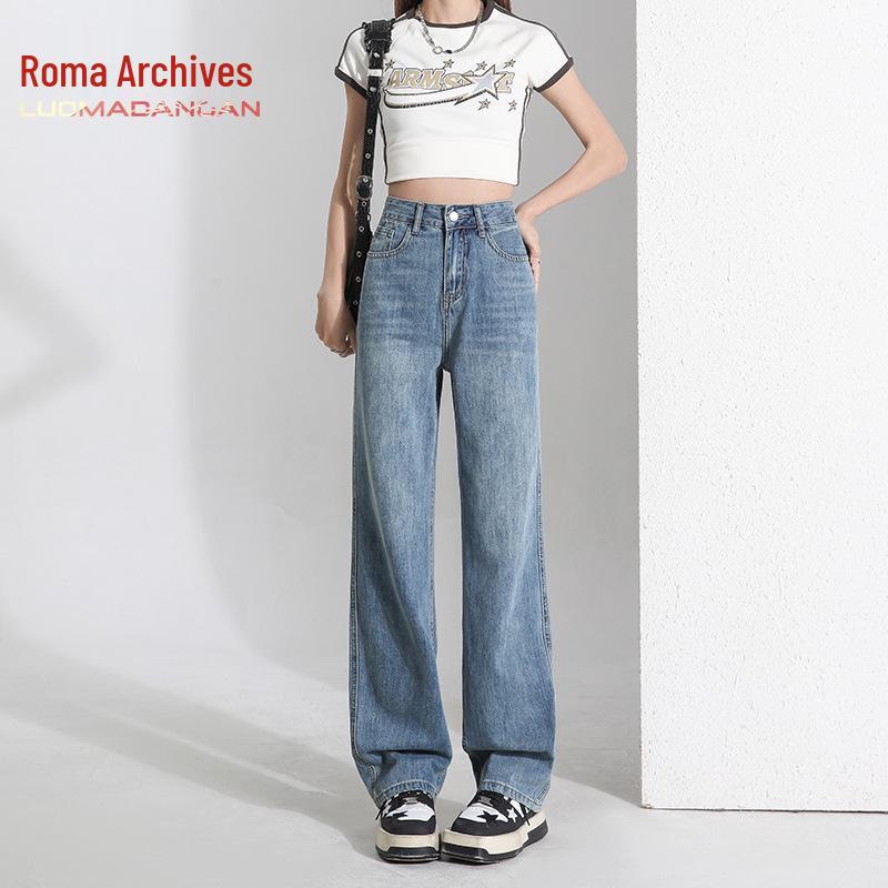 Women s High-Waist Straight-Leg Jeans - 2025 Spring/Autumn Collection Small
Women s High-Waist Straight-Leg Jeans - 2025 Spring/Autumn Collection Small