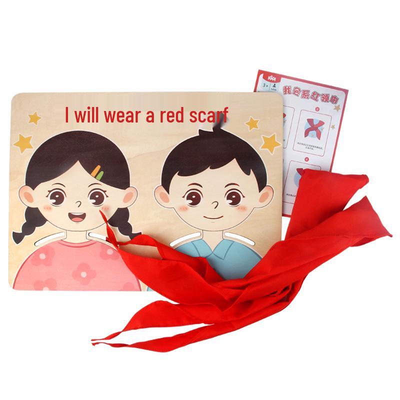 Red Scarf Kindergarten Senior Class Life Puzzle: DIY Materials for Elementary Educational Play.
Red Scarf Kindergarten Senior Class Life Puzzle: DIY Materials for Elementary Educational Play.