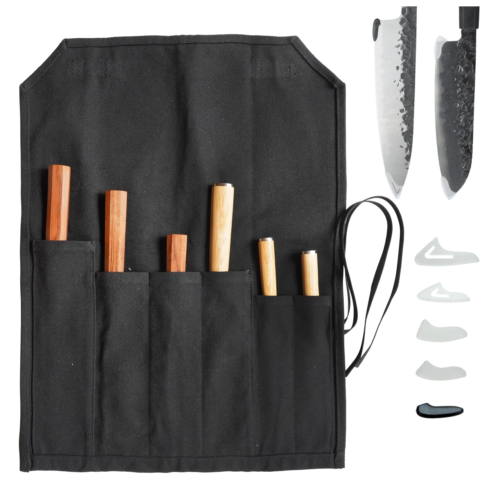 Knife Knife Storage Newly Designed in Original Double Safety Cloth Wrapped Includes Blade Holds 6 Deep Easy to Made of For Camping and Outdoor Use чорний 
Knife Knife Storage Newly Designed in Original Double Safety Cloth Wrapped Includes Blade Holds 6 Deep Easy to Made of For Camping and Outdoor Use чорний