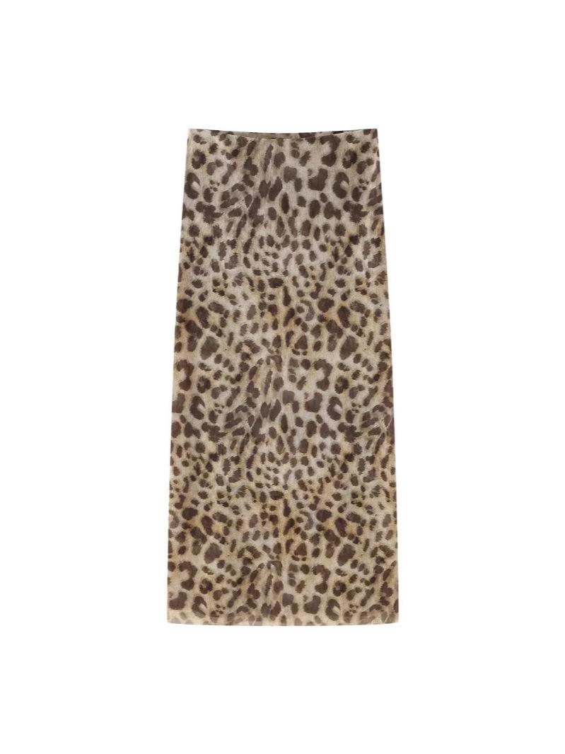 European & American Women s Sexy Slimming Animal Print Silk Midi Skirt Large
European & American Women s Sexy Slimming Animal Print Silk Midi Skirt Large