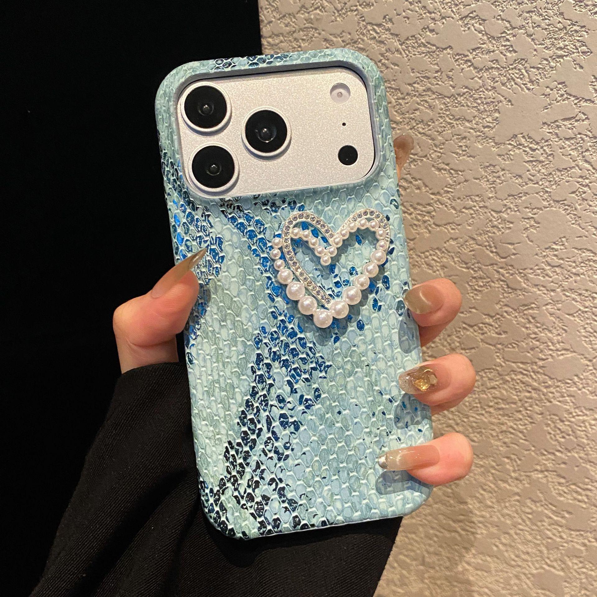 Pearl Heart Snake Pattern Case for Apple iPhone 17-Air/16/15ProMax/14/13/12/11 iPhone 14 Pro Max
Pearl Heart Snake Pattern Case for Apple iPhone 17-Air/16/15ProMax/14/13/12/11 iPhone 14 Pro Max