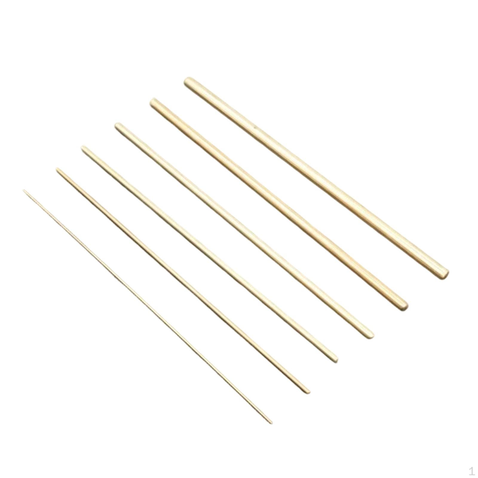 6 Pieces Brass Rod Sticks Length 85mm,Lathe Bar Metal Solid Shaft Rods for Models Electrical
6 Pieces Brass Rod Sticks Length 85mm,Lathe Bar Metal Solid Shaft Rods for Models Electrical