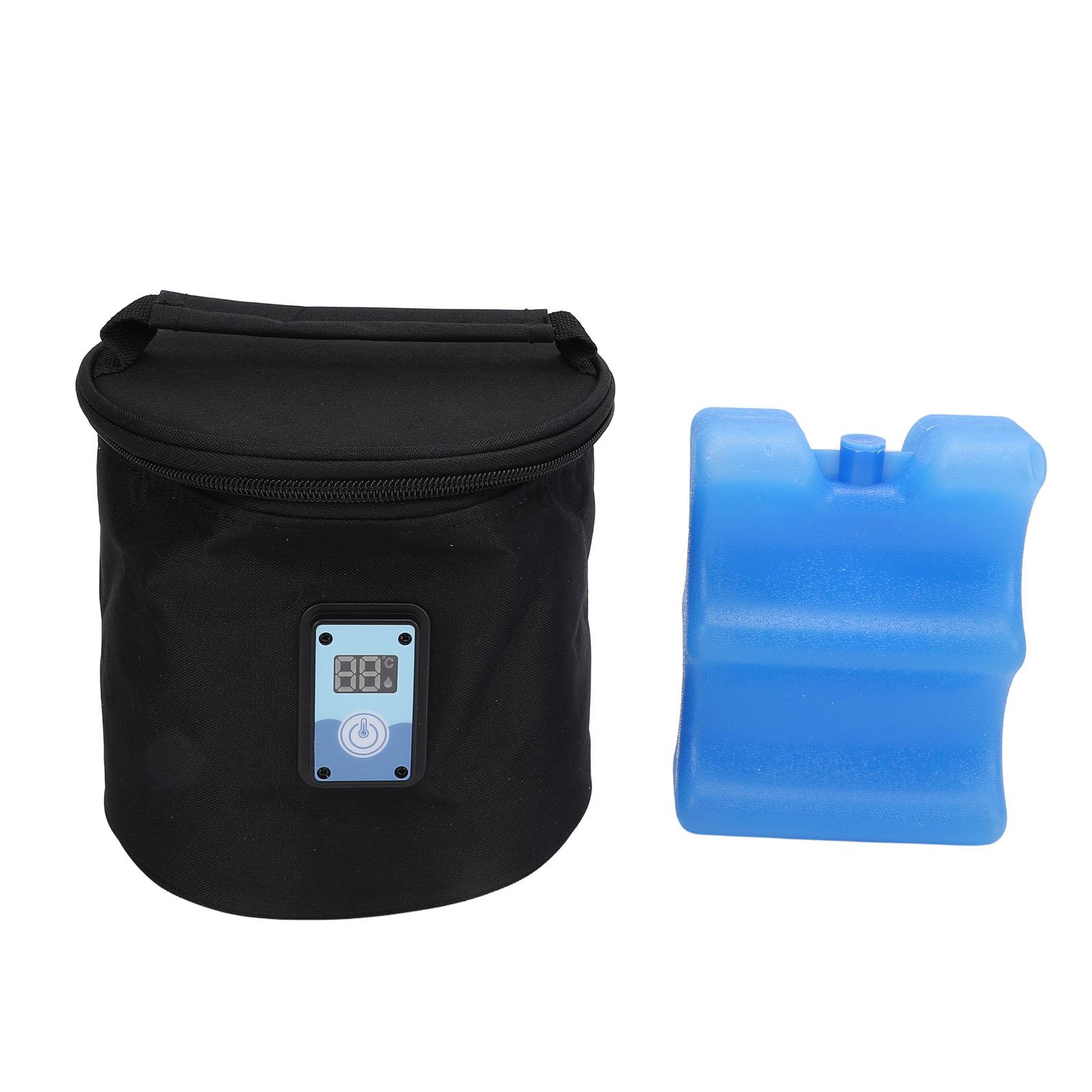 Breastmilk Cooler Bag with Ice Pack Digital Temp Display Baby Bottle Cooler Bag for Nursing Mom сірий колір
Breastmilk Cooler Bag with Ice Pack Digital Temp Display Baby Bottle Cooler Bag for Nursing Mom сірий колір