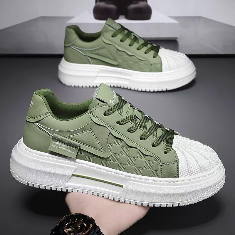 Shell head white shoes men s inner height increase spring new personalized fashion sports and leisure trendy shoes versatile thick baseplate shoes 39
Shell head white shoes men s inner height increase spring new personalized fashion sports and leisure trendy shoes versatile thick baseplate shoes 39
