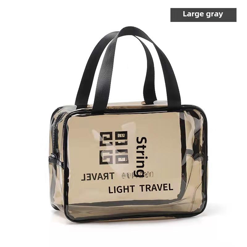 Двошарова водонепроникна сумка для туалетних приналежностей і плавання з прозорого ПВХ - велика місткість, портативна, ручна конструкція
Двошарова водонепроникна сумка для туалетних приналежностей і плавання з прозорого ПВХ - велика місткість, портативна, ручна конструкція